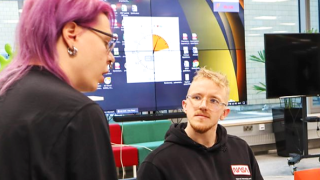 Daniel Korhonen osallistui Metropolian Myyrmäen kampuksella toteutettuun ideapajaan.