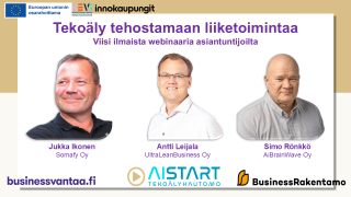 Webinaarissa lisää tekoälystä