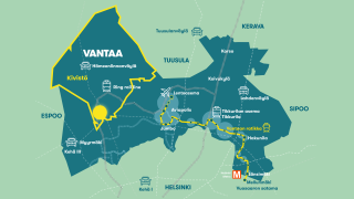 härkähaankuja 11 ja 13, härkälenkki 1 ja 6, kinkeripiha 1 ja 2, kinkeritie 8 ja härkähaantie 19 kartalla
