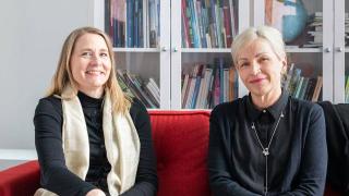 Mirkka Henttonen(kuvassa vasemmalla) ja Anne Heinonen