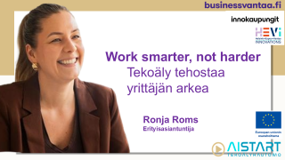 Ronja Roms, erityisasiantuntija, Business Vantaa