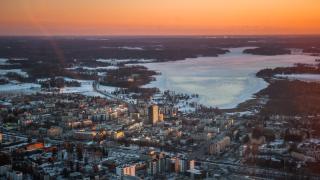 Ilmakuva Järvenpäästä.