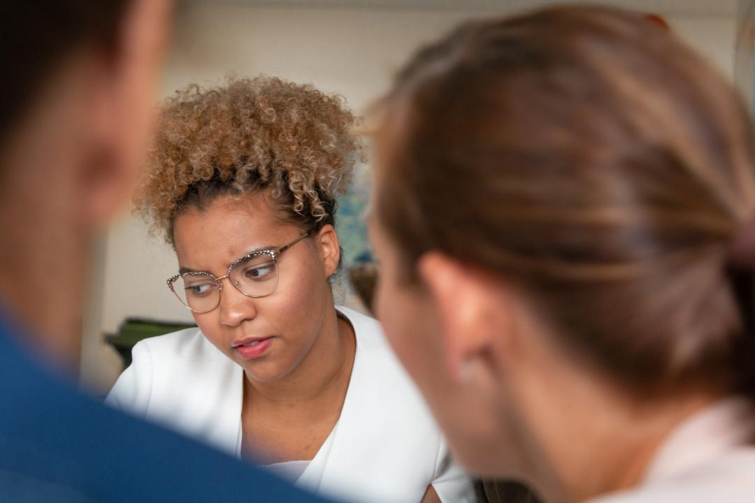 People gathered to deep discussion.