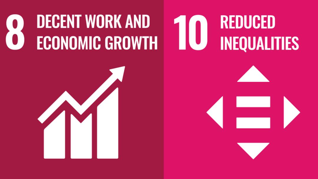 8. Decent work and economic growth 10. Reduced inequalities