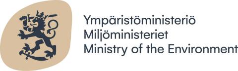Ympäristöministeriön logo.